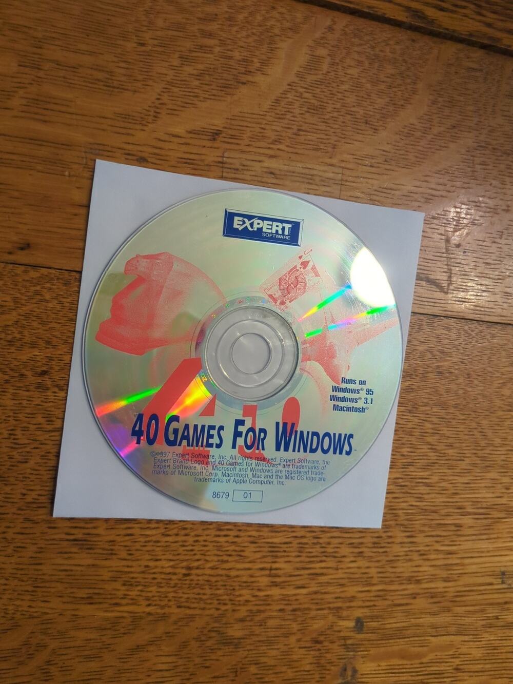 40 Games For Windows CD ROM PC Expert Windows 95 3.1 & Mac Computer disc only